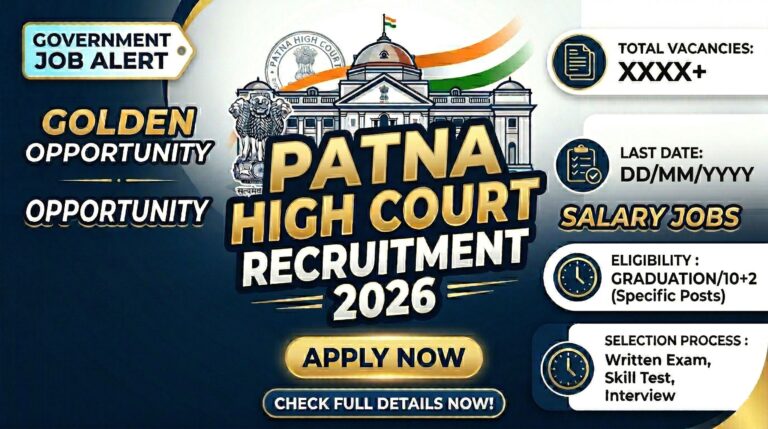 Patna High Court Recruitment 2026