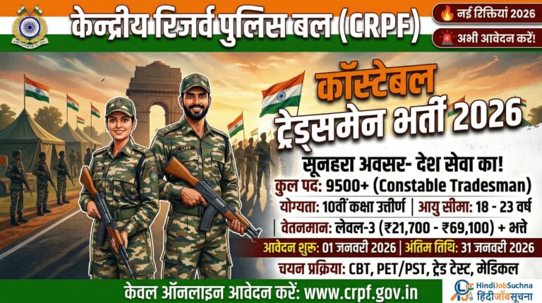 CRPF Constable Tradesman Recruitment 2026