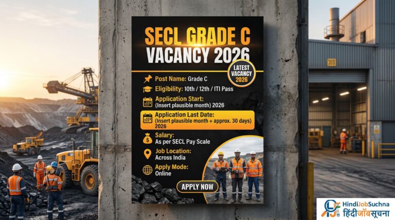 SECL Grade C Vacancy 2026