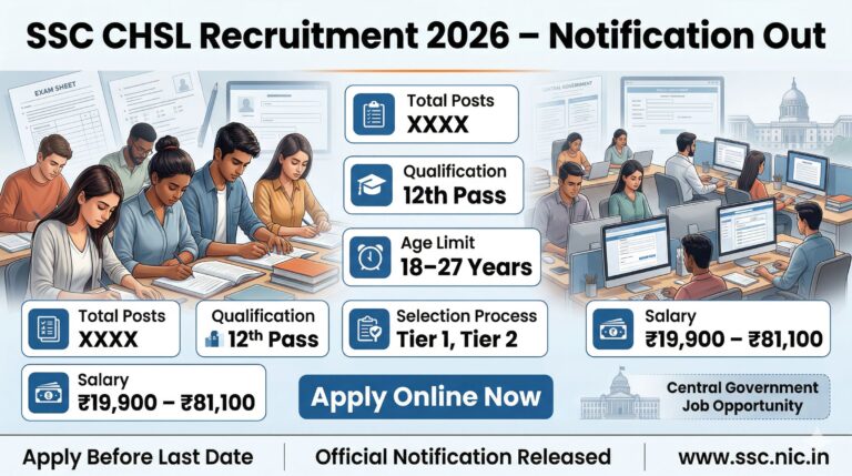 SSC CHSL Recruitment 2026