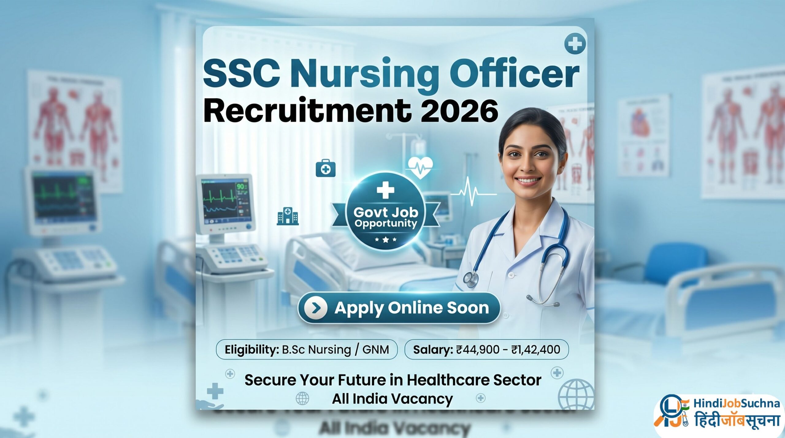 SSC Nursing Officer Recruitment 2026