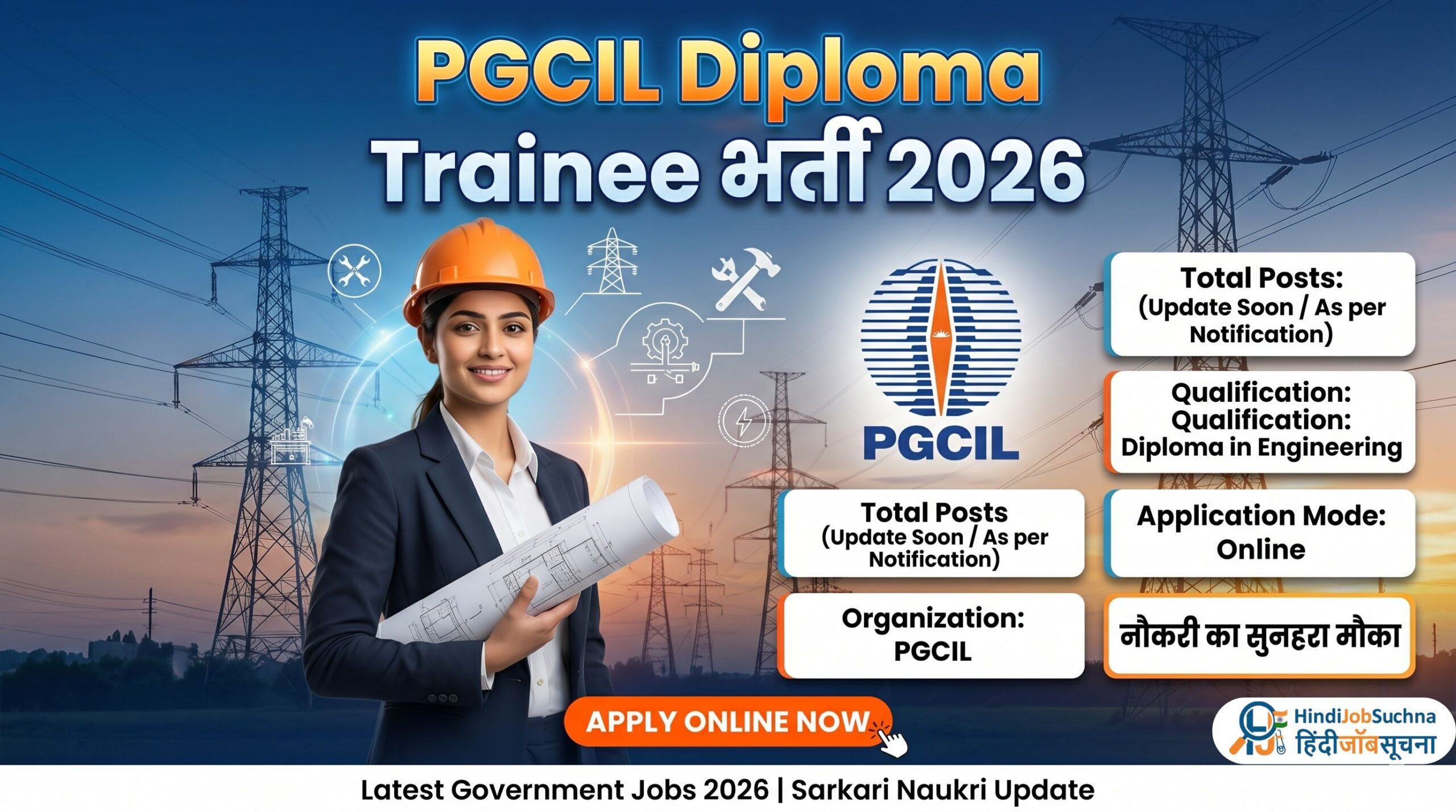 PGCIL Diploma Trainee Online Form 2026