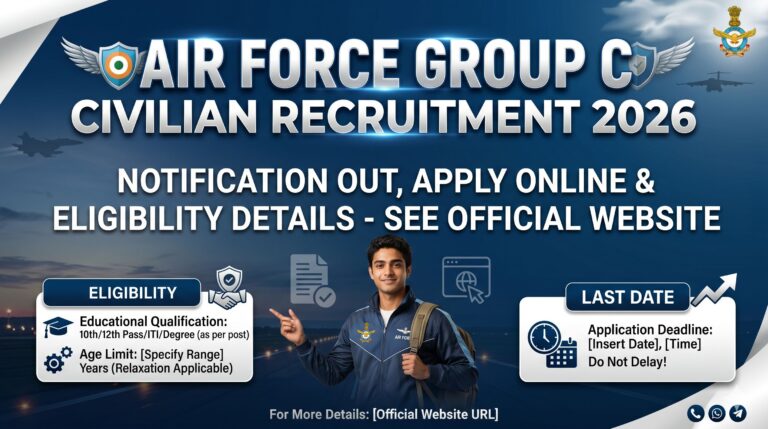 Air force group C Civilian Recruitment 2026