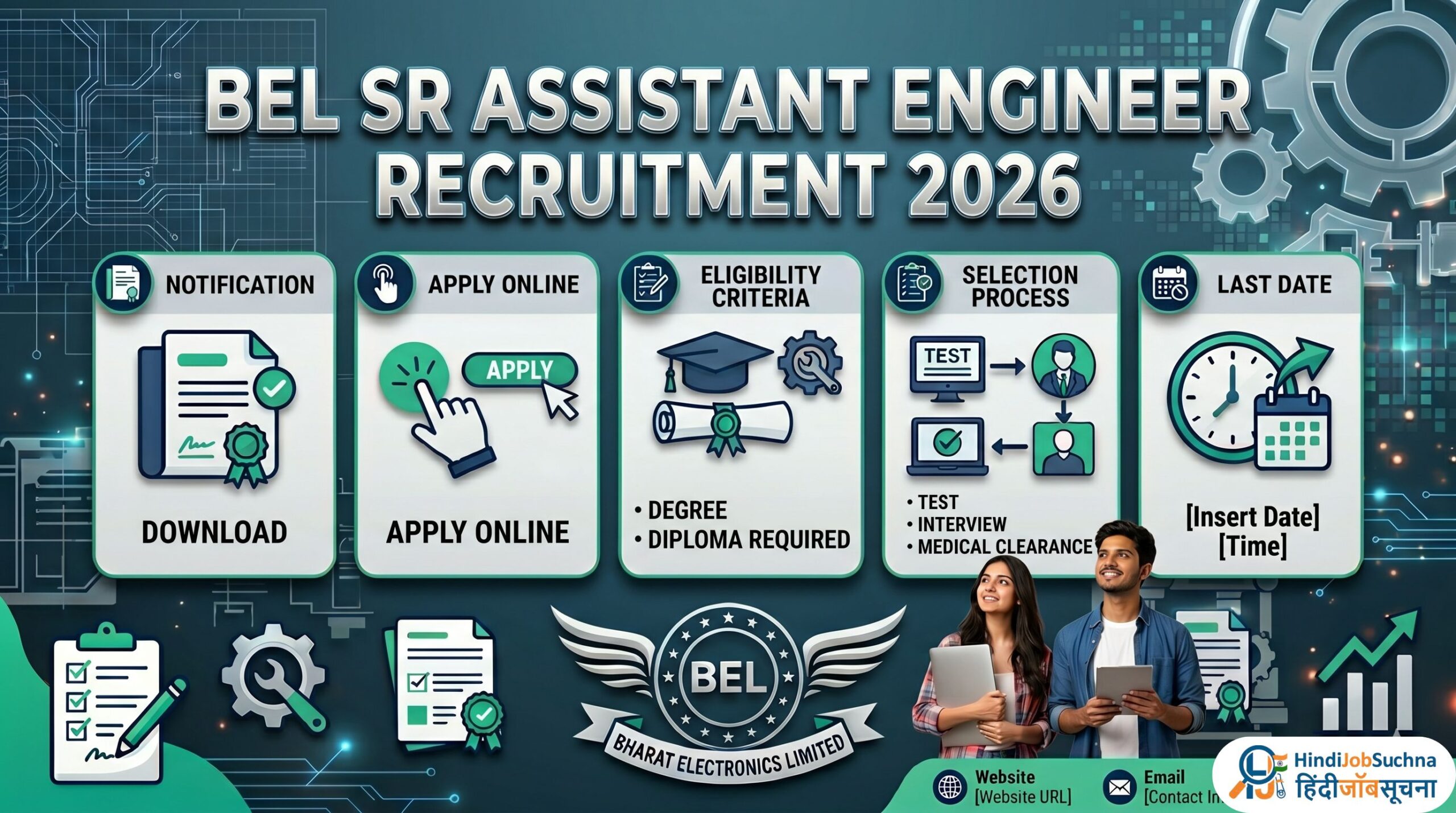 BEL SR Assistant Engineer Recruitment 2026