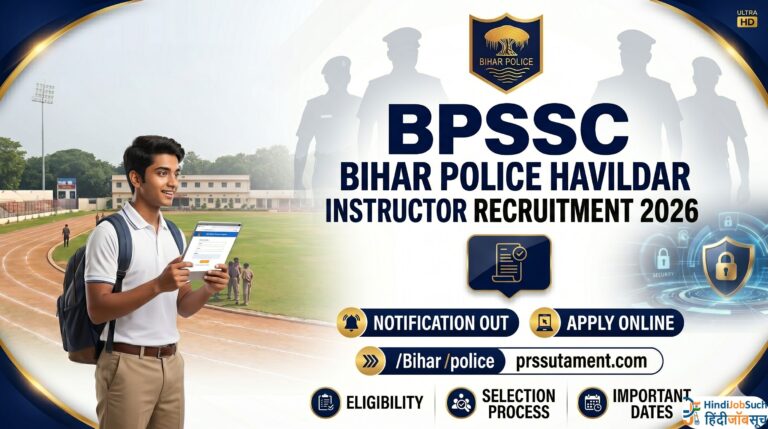 BPSSC Bihar Police Havildar Instructor Recruitment 2026
