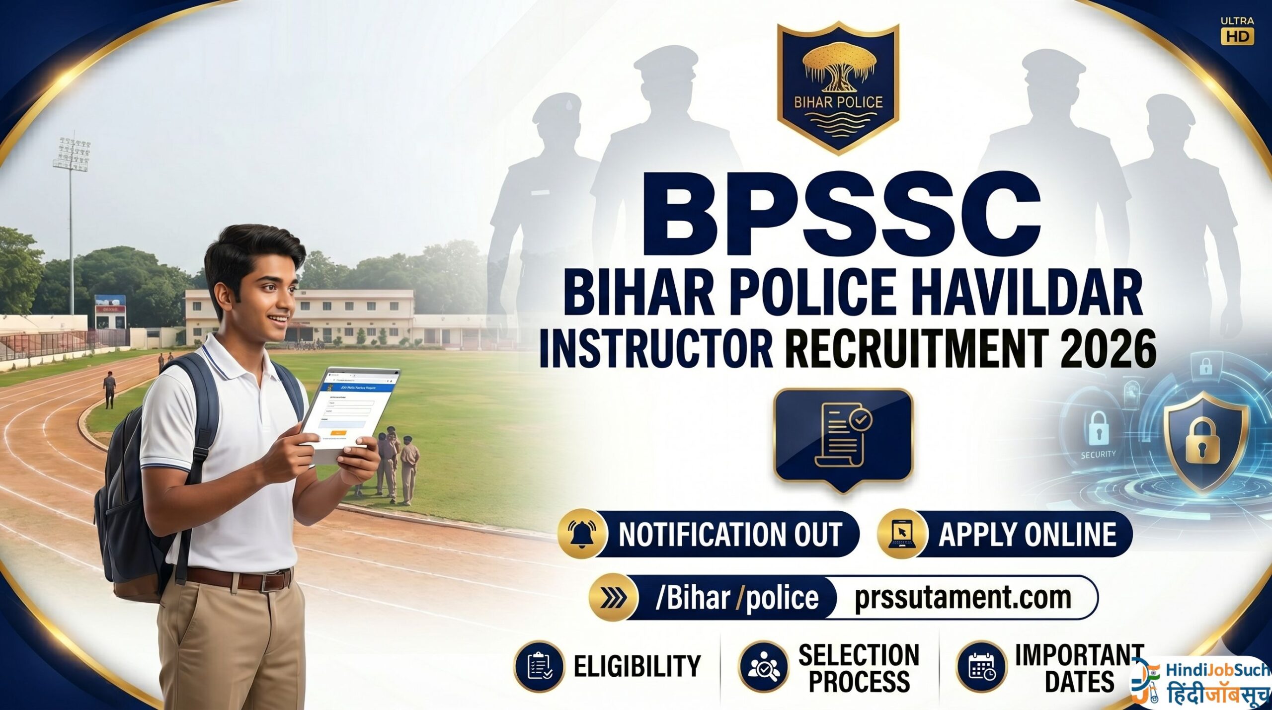 BPSSC Bihar Police Havildar Instructor Recruitment 2026