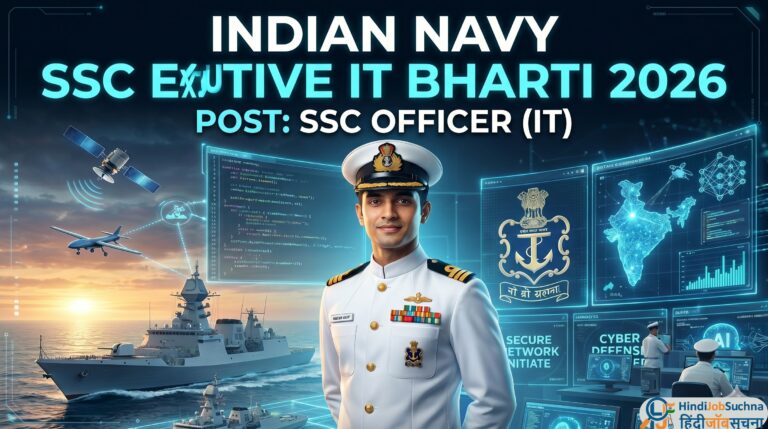 Indian Navy SSC Executive IT Recruitment 2026
