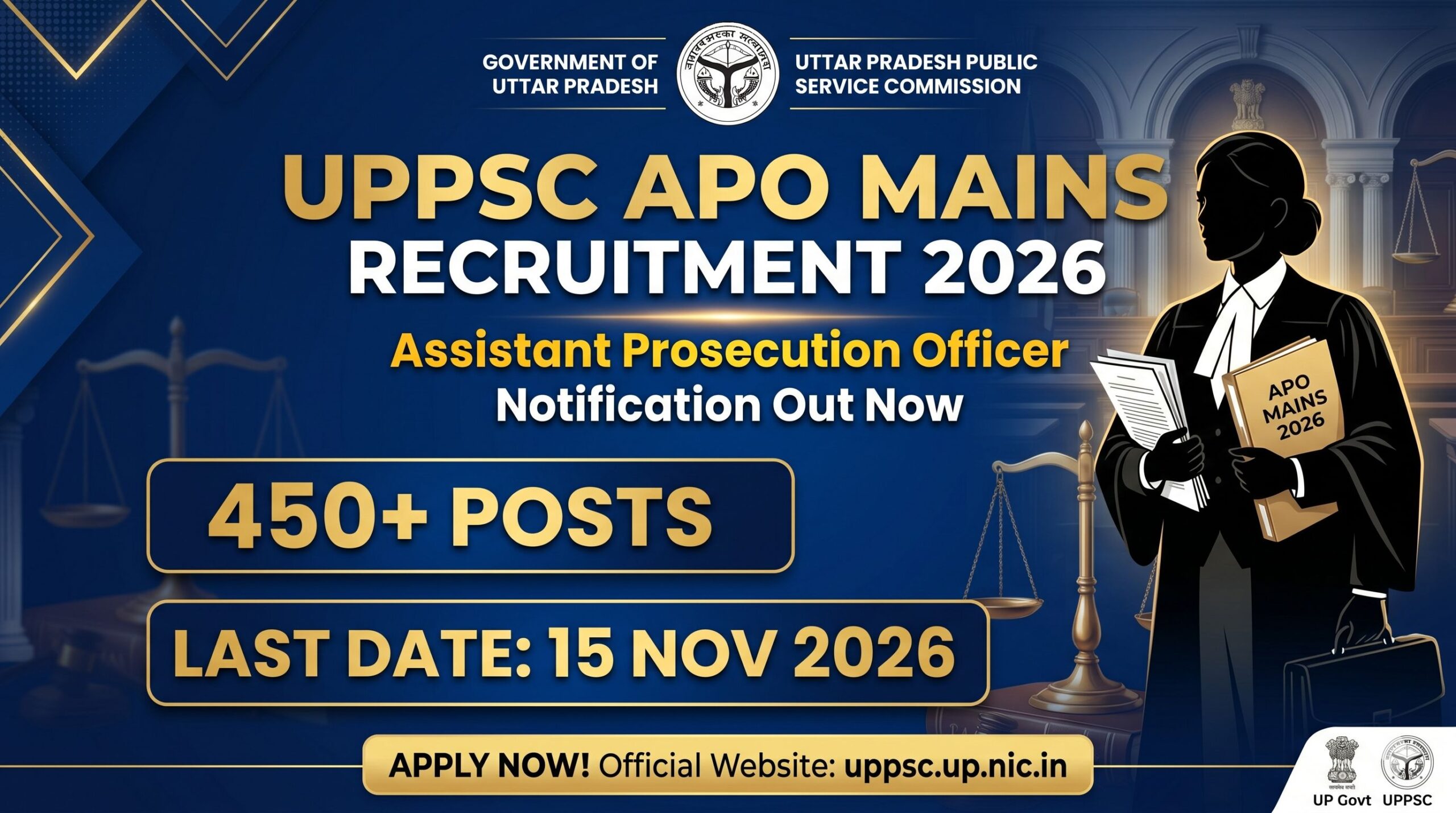 UPPSC APO Mains Recruitment 2026