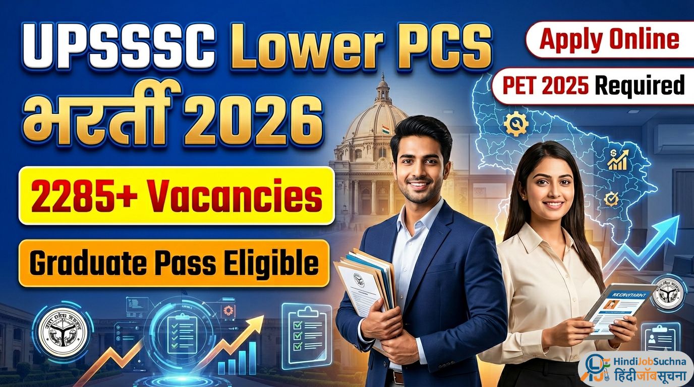 UPSSSC Lower PCS Recruitment 2026