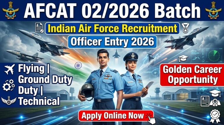 AFCAT 02/2026 Batch Recruitment