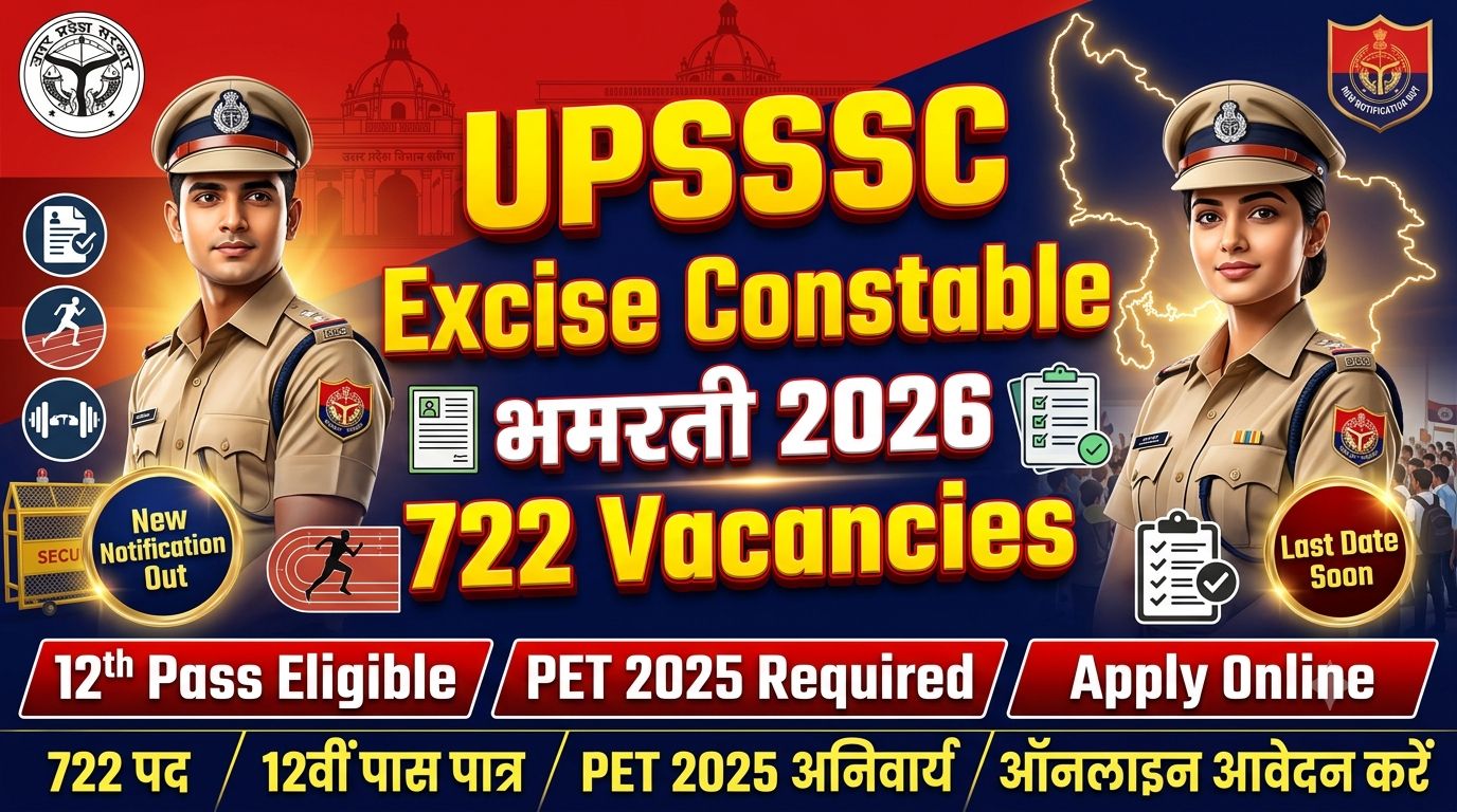 UPSSSC Excise Constable Recruitment 2026