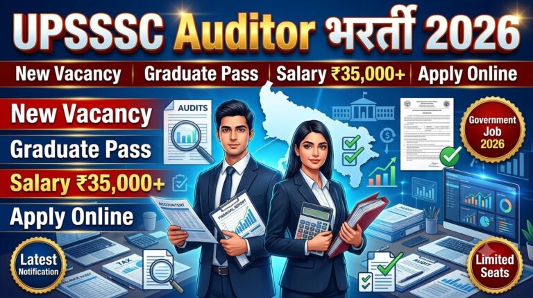 UPSSSC Auditor Recruitment 2026