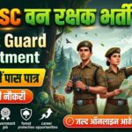 Create a high-quality, eye-catching YouTube thumbnail/poster for “UPSSSC Van Rakshak Recruitment 2026” with a powerful forest and government job theme. Use a vibrant green, yellow, orange, and dark forest color palette. Feature a confident male and female Forest Guard (Van Rakshak) in official uniform standing in a dense forest environment with trees, wildlife, mountains, and nature conservation elements in the background. Include visual elements such as forest watch towers, binoculars, deer, tigers, birds, forest patrol paths, maps, and environmental protection symbols. Add subtle government recruitment aesthetics with glowing effects, dynamic lighting, and professional exam notification design. Highlight bold Hindi-English mixed text: “UPSSSC Van Rakshak Bharti 2026” “Forest Guard Recruitment” “10th/12th Pass Eligible” “Apply Online Soon” Use large 3D typography with strong contrast, attractive text placement, and attention-grabbing banners. Add icons representing physical test, written exam, government job, forest protection, and career opportunities. The design should look official, modern, and trustworthy, with ultra-HD quality, cinematic lighting, sharp details, and a professional Sarkari Naukri poster style optimized for maximum YouTube CTR and social media engagement.