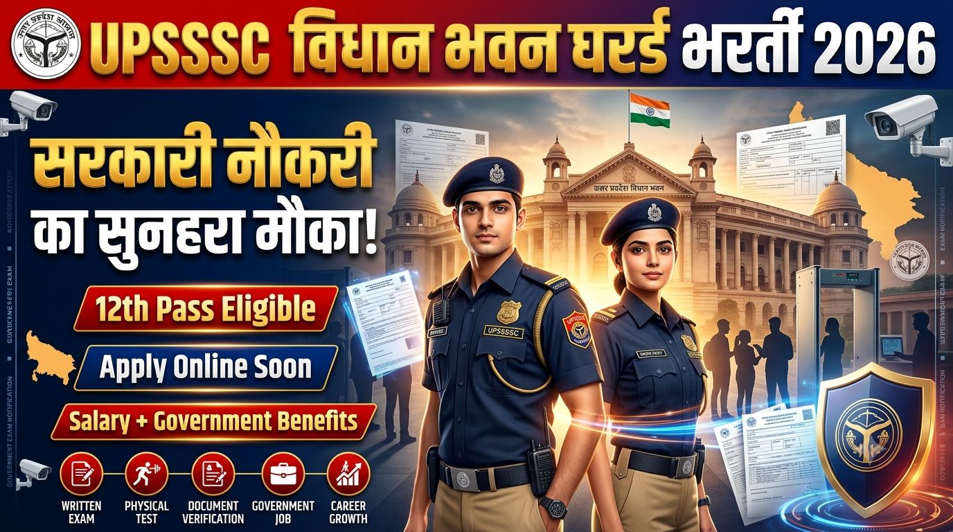 UPSSSC Vidhan Bhawan Guard Recruitment 2026