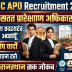 RPSC APO Recruitment 2026