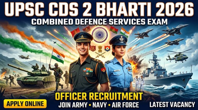 UPSC CDS 2 Recruitment 2026
