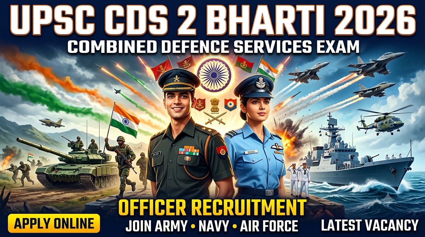 UPSC CDS 2 Recruitment 2026