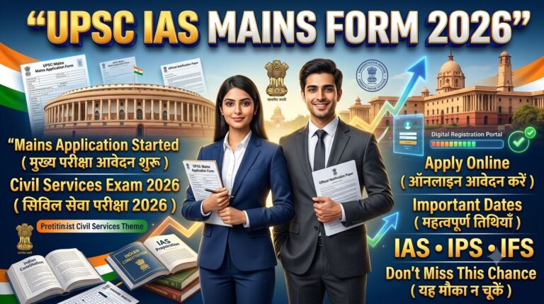 UPSC IAS Mains Form 2026