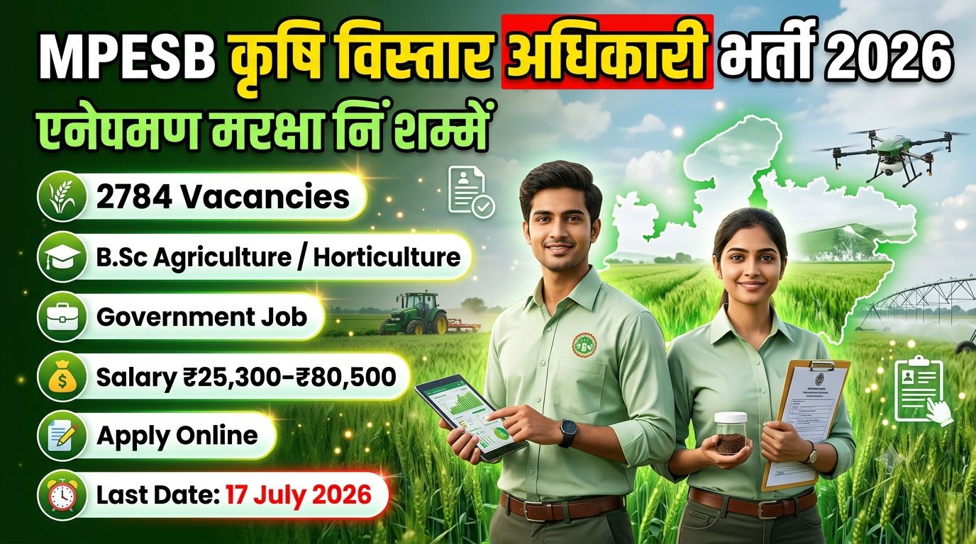 MPESB Krishi Vistar Adhikari Recruitment 2026