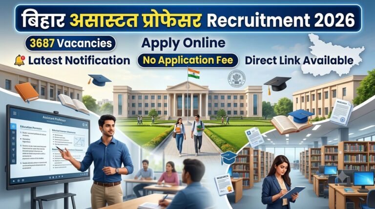 Bihar Assistant Professor Recruitment 2026