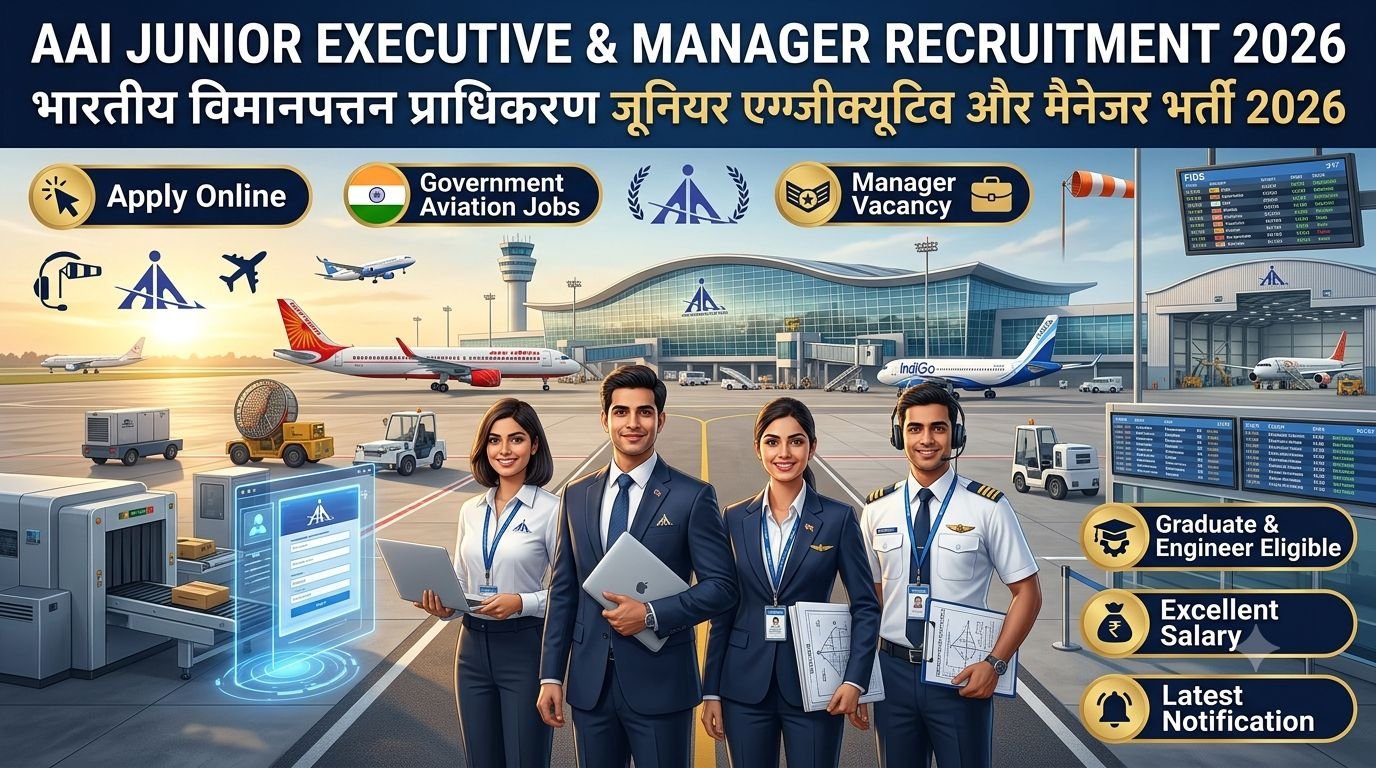 AAI Junior Executive & Manager Recruitment 2026