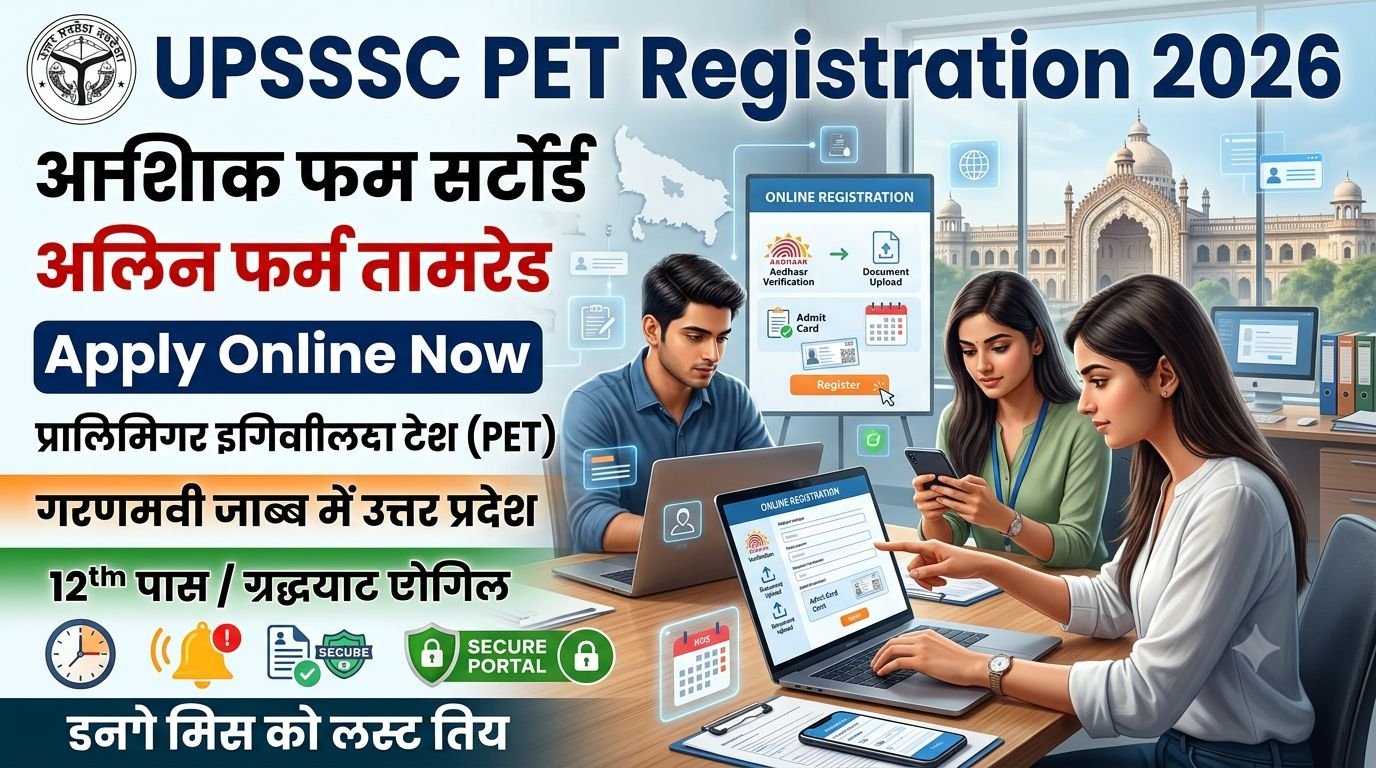 UPSSSC PET Registration 2026